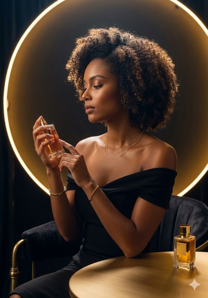 Mulher brasileira com perfume FILARA